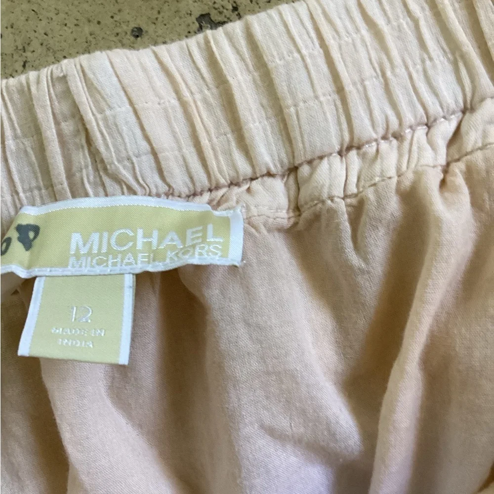 Michael Kors Boho tied dyed pheasant lace skirt-SZ 12 Waist 15” Length 25”